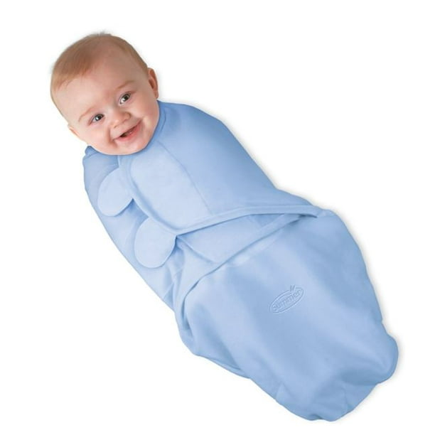Summer Infant SwaddleMe Small/Medium Cotton Knit Blue