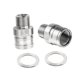 thumbnail image 1 of Extensor de Pedal de bicicleta de 2 uds., 20mm, accesorio para bicicleta, espaciador de Pedal resistente y extendido, eje de extensión de Pedal para Plata, 1 of 8