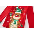 thumbnail image 4 of Popshion Toddler Boy 100% Cotton Christmas Pajamas Set Moose Pjs Size 8T, 4 of 7