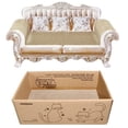 thumbnail image 4 of Sofá Cat Scratcher Bed miwoowim Kitty con caja para rascar y almohadilla, 4 of 6