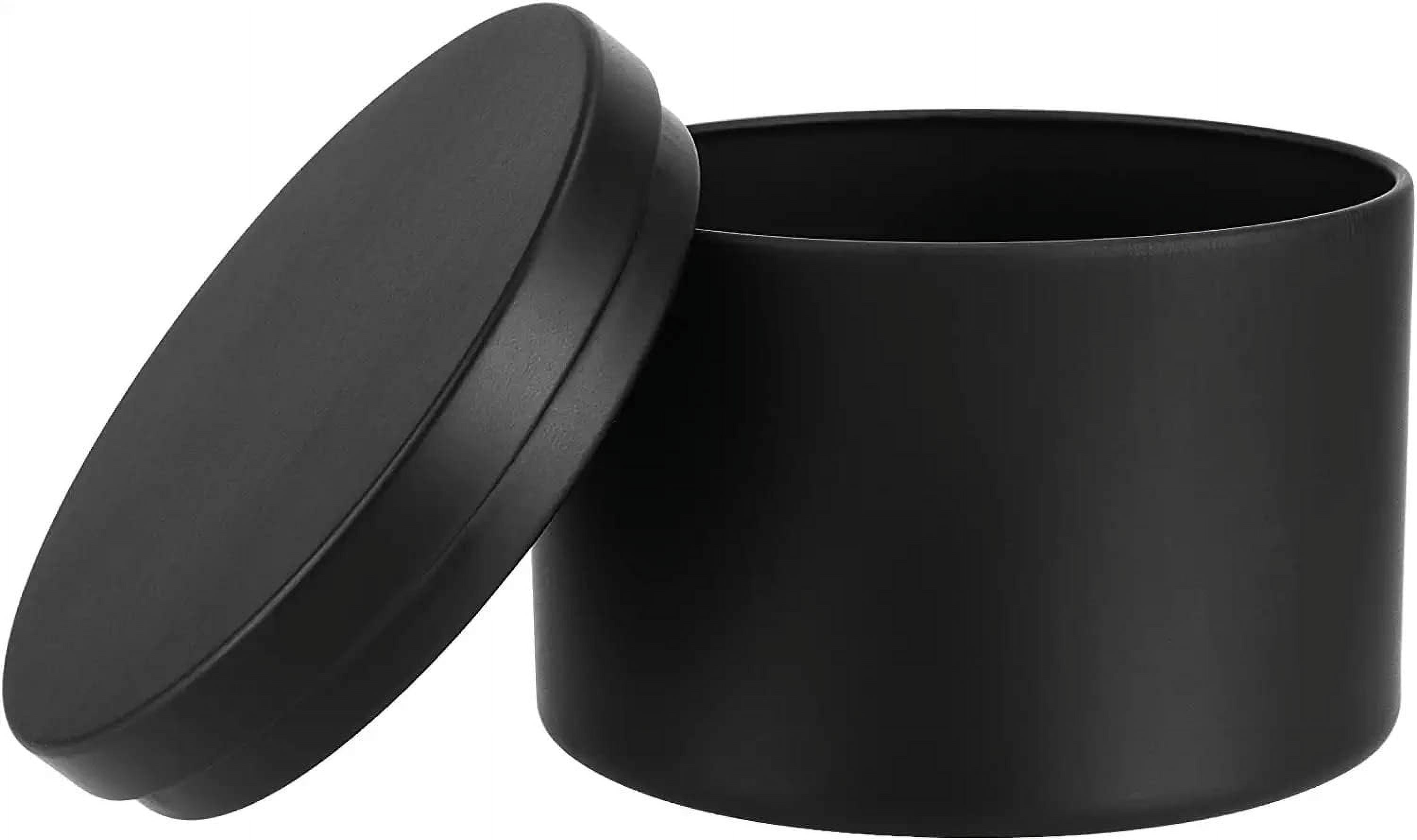 Candle Tins,Bexikou 10 Pack 8oz Candle Tins for Making Candles,Candle Jars with Lids,Candle Containers for DIY Candle Making,Black Candle Tins,Empty Candle Jars for Making Candles (Black-8 oz)