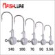 thumbnail image 2 of Yuarrent A FISH LURE 5PCS Acero al carbono y material de Juego de anzuelos de pesca de carpa Forma redonda Ball Head Anzuelos de aparejos de Pescar No.04 Yuarrent DJ0687-04, 2 of 5