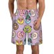 thumbnail image 1 of Fotbe Cute Donuts Trajes de Baño Estampados para Hombre, Shorts de Verano de Secado Rápido, Ropa de Playa, Bañadores-Large, 1 of 6