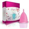 thumbnail image 5 of Blossom Menstrual Cup, Reusable Silicone Cup (Large Pink), 5 of 5