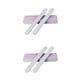 thumbnail image 3 of Guardurnaity 10 Pieces Dual-sided Nail File Durable Fingernail Tools Convenient Shaping Tool Accessory Trimming for Home Salon Using Gris blanco 2piezas, 3 of 6