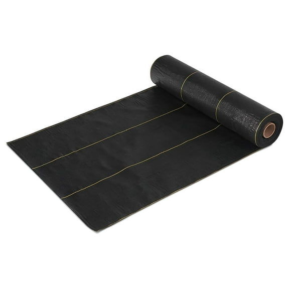 Weed & Mulch Barrier Landscape Woven Fabric Ground Cover, 3' x 300'