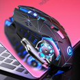 thumbnail image 1 of Wireless gaming mouse, rechargeable silent click mouse, switchable., 1 of 5