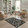 thumbnail image 2 of ODIKA Botanical Forest Serpent Scroll Border Boho Vintage Vine Snake Flowing Dynamic Non-Slip Chair-Friendly for Home Office, Gaming Room, Under Desk, 2 of 7