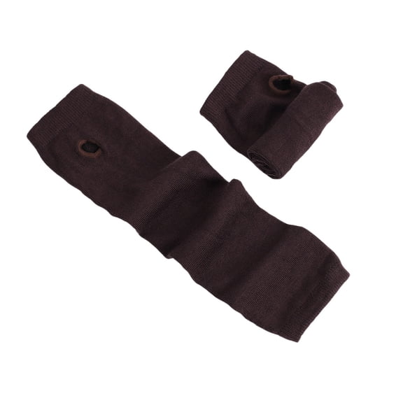 TRUBKH Compression Gloves Compression Gloves Women Fingerless Gloves Half Finger Gloves Warm Gloves for Women Workout Gloves Women Lace Gloves Women One Size Coffee One Size