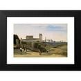 thumbnail image 2 of Jean-Baptiste-Camille Corot 14x11 Black Modern Framed Museum Art Print Titled - Monte Pincio, Rome (1840-50), 2 of 5