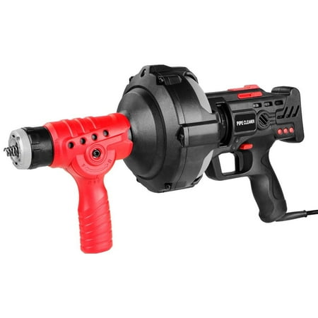Hand Auger - XtremepowerUS 25ft Handheld Portable Electric Plumbing Dredger Cleaner Drain Snake Auger Pipe Cleaner Plumbing Power Machine
