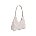 thumbnail image 2 of Gustave Underarm Shoulder Bag for Women Patent Leather Trendy Small Hobo Handbags Shiny Top Handle Clutch Purse Going Out Evening Bags - Beige, 2 of 8
