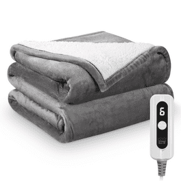 Biddeford MicroPlush Sherpa Analog Electric Heated Blanket Walmart