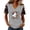06# Gray, variant on Womens Halloween Shirts Plus Size Funny Ghost Pumpkin Print Short Sleeve V-Neck Halloween T-Shirt Casual Loose Cute Thanksgiving Tunic Tops Navy XL