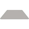 thumbnail image 5 of 29.5''W x 57.25''L Trapezoid Grey Thermal Laminate Activity Table - Height Adjustable Short Legs, 5 of 5