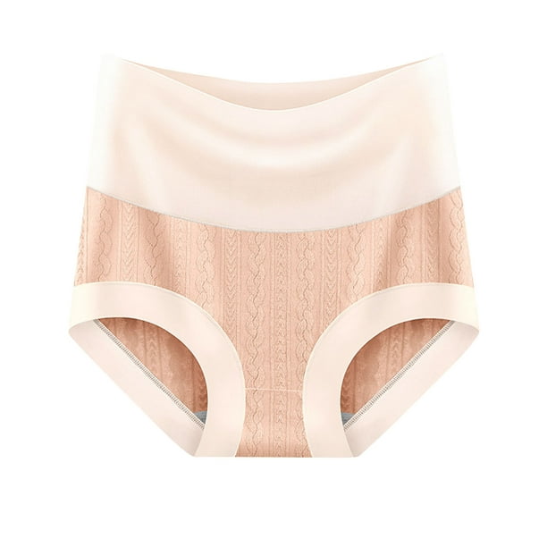 Lolmot Womens Cotton Underwear High Waist Postpartum Panties Soft
