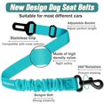 thumbnail image 3 of Cinturón de seguridad para perros COOYOO Cinturones de seguridad retráctiles de nylon para mascotas, 3 of 6
