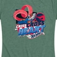 thumbnail image 3 of Hot Wheels - Criss Cross Heart - Women's Short Sleeve Graphic T-Shirt, 3 of 5