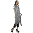 thumbnail image 3 of Moomaya Kurti 2 Pcs avec Pantalon pour Femmes Santoon Manches 3/4 Tenue de Fête Vêtements, 3 of 6