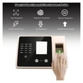 thumbnail image 2 of Fingerprint Time Attendance Machine with HD Display Screen Time Clock Support Face Fingerprint Password ,Easy Operate, 2 of 6