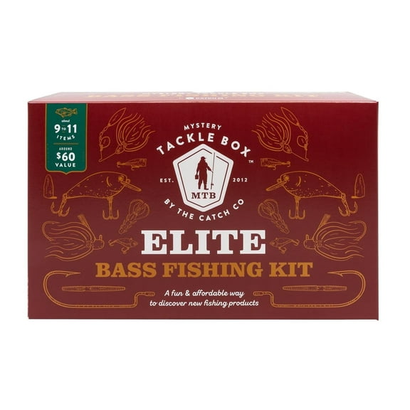 Mystery Tackle Box Elite Bass Fishing Lure Kit - Lead Free