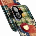 thumbnail image 2 of Patchwork Art Phone Case, Colorful Apple, Butterfly, Bee, and Floral Design iPhone Cover, Unique Artistic Protective Case for iPhone 17 16 15 14 13 12 11 Plus Pro Max Mini, 2 of 6
