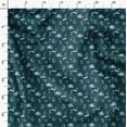 thumbnail image 3 of Soimoi Blue Rayon Fabric Moon & Stars Galaxy Decor Fabric Printed Yard 56 Inch Wide, 3 of 6