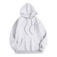 thumbnail image 5 of LEKDFST God Loves You Christian Hoodies for Men Faith Over Fear Hoodie Faith Sweatshirt Christian Religious Sayings Pullover Sweater White L, 5 of 6