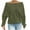 Army Green, variant on Chiccall Women's Off Shoulder Sweatshirts Casual Loose Fit Sweatshirts Oversized Pullover Tops with Drawstring