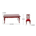 thumbnail image 3 of Silla de en miniatura Yotijar 1:12 accesorios comedor decoración bricolaje, 3 of 10