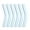Sky Blue, variant on Shoreew 6Pcs Silicone Straw Tips Flexible Reusable Food Grade Straw Covers Elbow Straw Replacement Tip for Hydraflow Stainless Steel Straws