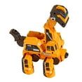 thumbnail image 2 of Juguete de dinosaurio transformable, lindo camión de dinosaurio, juguete para niños, juego divertido para niños de todas las edades. Braquiosaurio Amarillo, 2 of 9