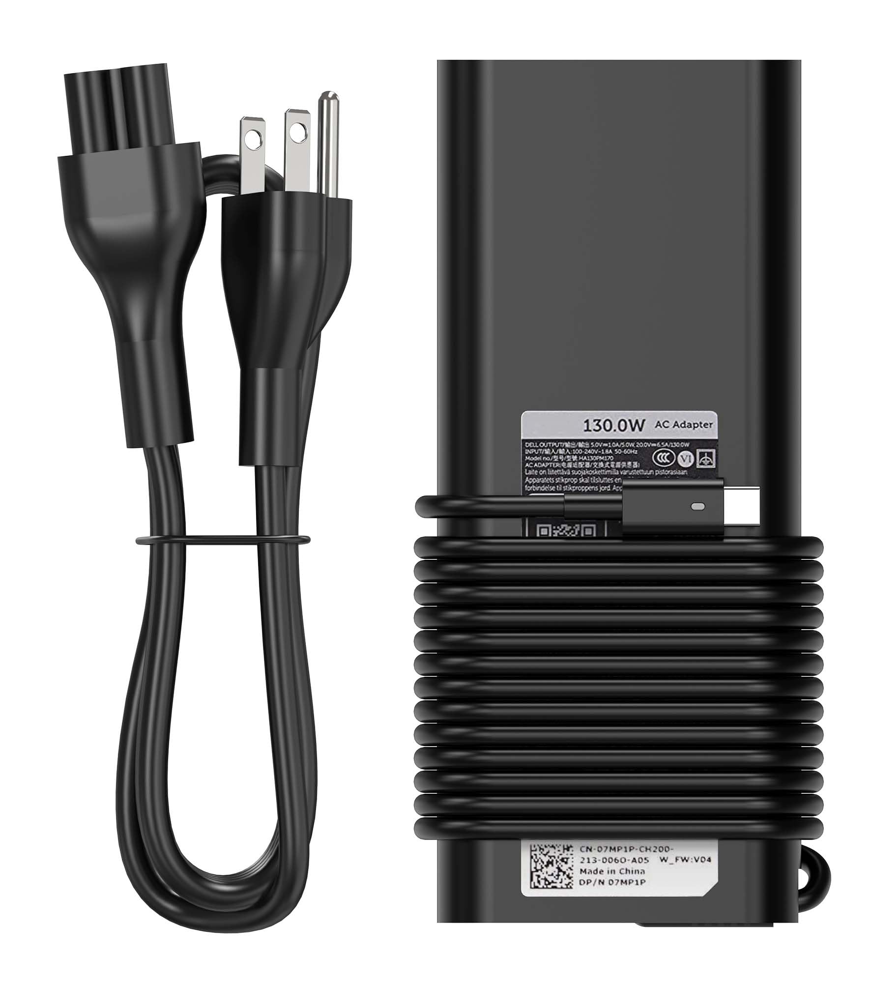 Dell Precision 15 5510 (P56F) 130W Genuine Original AC Power Adapter Charger, Tested