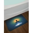 thumbnail image 2 of Yoga Bath Mat, Meditating Silhouette Sitting in Lotus Position Colorful Chakras Trance Mood Happiness, Non-Slip Plush Mat Bathroom Kitchen Laundry Room Decor, 29.5 X 17.5 Inches, Multicolor, Ambesonne, 2 of 2