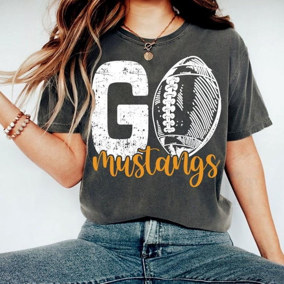 Go Shirt Custom Mascot Shirt Custom School Shirt Go Team Mascot School Spirit Football Mom