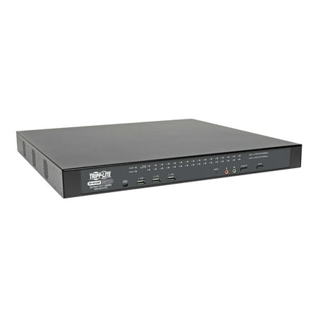 UPC: 0037332236340 | Tripp Lite NetDirector 32-Port Cat5 KVM over IP Switch Virtual Media 1 Remote + 1 Local User 1U Rack-Mount TAA