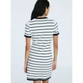thumbnail image 4 of Free Assembly Women's Welt Pocket Mini Sweater Dress with Short Sleeves, Sizes XS-XXL, 4 of 6