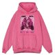 thumbnail image 3 of Sudadera con capucha para hombre, estilo retro desgastado, con mariposas en la cavidad torácica, estilo hip hop, 100 % algodón, informal, de gran tamaño, 3 of 4