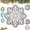 gray2, variant on 40CM Christmas Decor Snowflake Bathroom Rug, Non-Slip Thick Washable Extra Soft Shaggy Absorbent Snowflake Pattern Bathroom Mats,Snowflake Welcome Mat Non Slip Round Shaped Washable Rug Decoration
