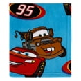 thumbnail image 3 of Disney Cars Radiator Springs Blue and Red Toddler Blanket, 3 of 5