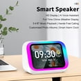 thumbnail image 2 of Asistente Voz Altavoces Inteligentes Clima en Casa Con Luces RGB () White, 2 of 8