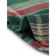 thumbnail image 5 of Camisas de cuadros para mujer INSPIRE CHIC con cuello de punta, blusas de algodón, talla XL, verde oscuro y rojo, 5 of 6