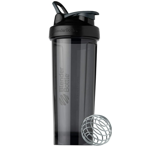 BlenderBottle Bouteille Shaker Pro Series Parfaite pour Shakes Protéinés et Pré-Entraînement 32 Onces Noir