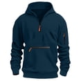 thumbnail image 4 of Blekii Big Boys Solid Hoodie for School, Teen Boys Long Sleeve Pullover, Athleisure Top for Boys 4-17, Size： 4T-8T Boys Hoodie, Kids Sweatshirt, 4 of 6