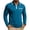 Blue, variant on Kosheko Men's Half-Zip Contrast-Trim Rugged Shirt, Classic Wrinkle-Resistant Soft Knit for golf activities Red XXL