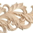 thumbnail image 6 of NEW Wood Carved Corner Onlay Applique Unpainted Frame Decal Furniture Q2S4, 6 of 9