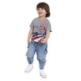thumbnail image 2 of Disney Cars Toddler Boys Short Sleeve Americana Crewneck T-Shirt, Sizes 12M-5T, 2 of 7