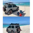 thumbnail image 2 of DANCHEL Outdoor 6.5ftx10ft Gray Car Awning,Waterproof Rooftop Tent Awnings for Car SUV, 2 of 12