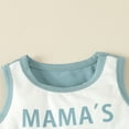 thumbnail image 4 of Coerni Toddler Baby Boy Mother's Day Outfits Crewneck Sleeveless Letter Print Tank Tops Elastic Shorts Casual Summer Clothes Hawaii Holiday Set, 4 of 9