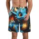 thumbnail image 1 of Fotbe Adorable Blue Baby Dragon Trajes de Baño Estampados para Hombre, Shorts de Verano de Secado Rápido, Ropa de Playa, Bañadores-XX-Large, 1 of 6